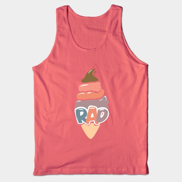 Rad Iceream Softserve Tank Top by Chris W